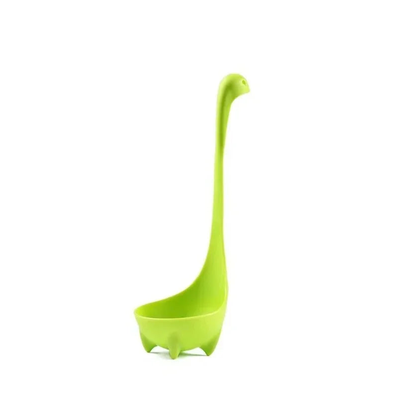 Soup Ladle Gadgets Cute Loch Ness Monster Soup Ladle Large Soup Ladle Long Handle Can Stand Creative Serving Spoon Kitchen Tools