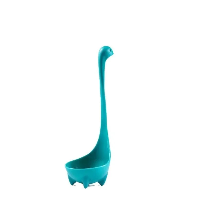 Soup Ladle Gadgets Cute Loch Ness Monster Soup Ladle Large Soup Ladle Long Handle Can Stand Creative Serving Spoon Kitchen Tools