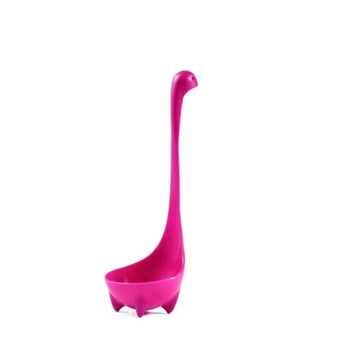 Soup Ladle Gadgets Cute Loch Ness Monster Soup Ladle Large Soup Ladle Long Handle Can Stand Creative Serving Spoon Kitchen Tools